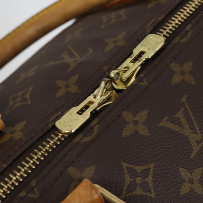 Louis Vuitton Keepall Bandouliere Bag Monogram Canvas, BROWN, CANVAS, Travel bag