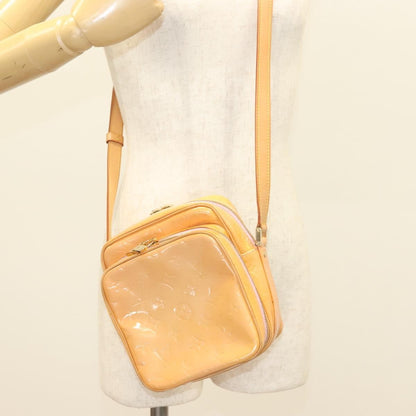 Louis Vuitton Wooster Handbag Monogram Vernis, BEIGE, PATENT_LEATHER, Handbag