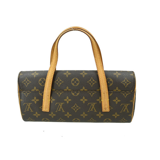 Louis Vuitton Sonatine Handbag Monogram Canvas, BROWN, CANVAS, Handbag