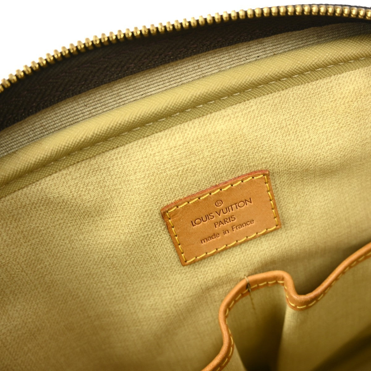 Louis Vuitton Trouville Handbag Monogram Canvas, BROWN, CANVAS, Handbag