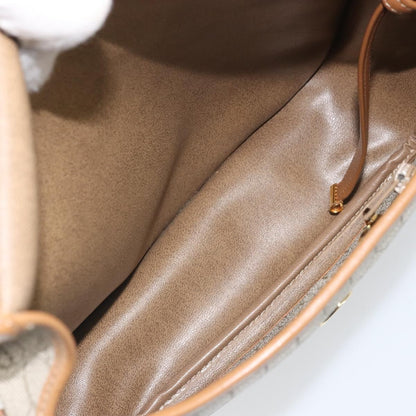 Christian Dior Vintage Honeycomb Shoulder Bag Canvas, Beige, PVC + Canvas, Shoulder Bag