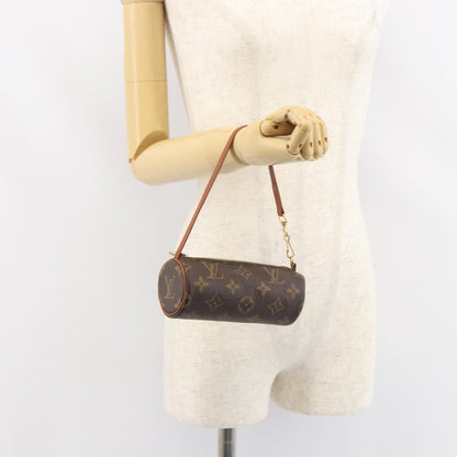 Louis Vuitton Papillon Pochette Monogram Canvas, BROWN, CANVAS, Clutche & pouche
