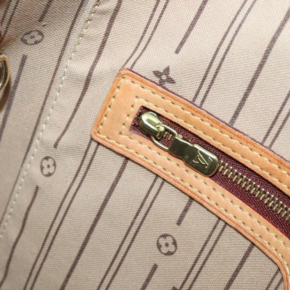 Louis Vuitton Neverfull Tote Monogram Canvas, BROWN, CANVAS, Tote bag