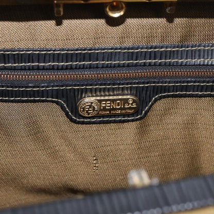 Fendi Vintage Zucca Handbag Zucca, BROWN, CANVAS, Handbag