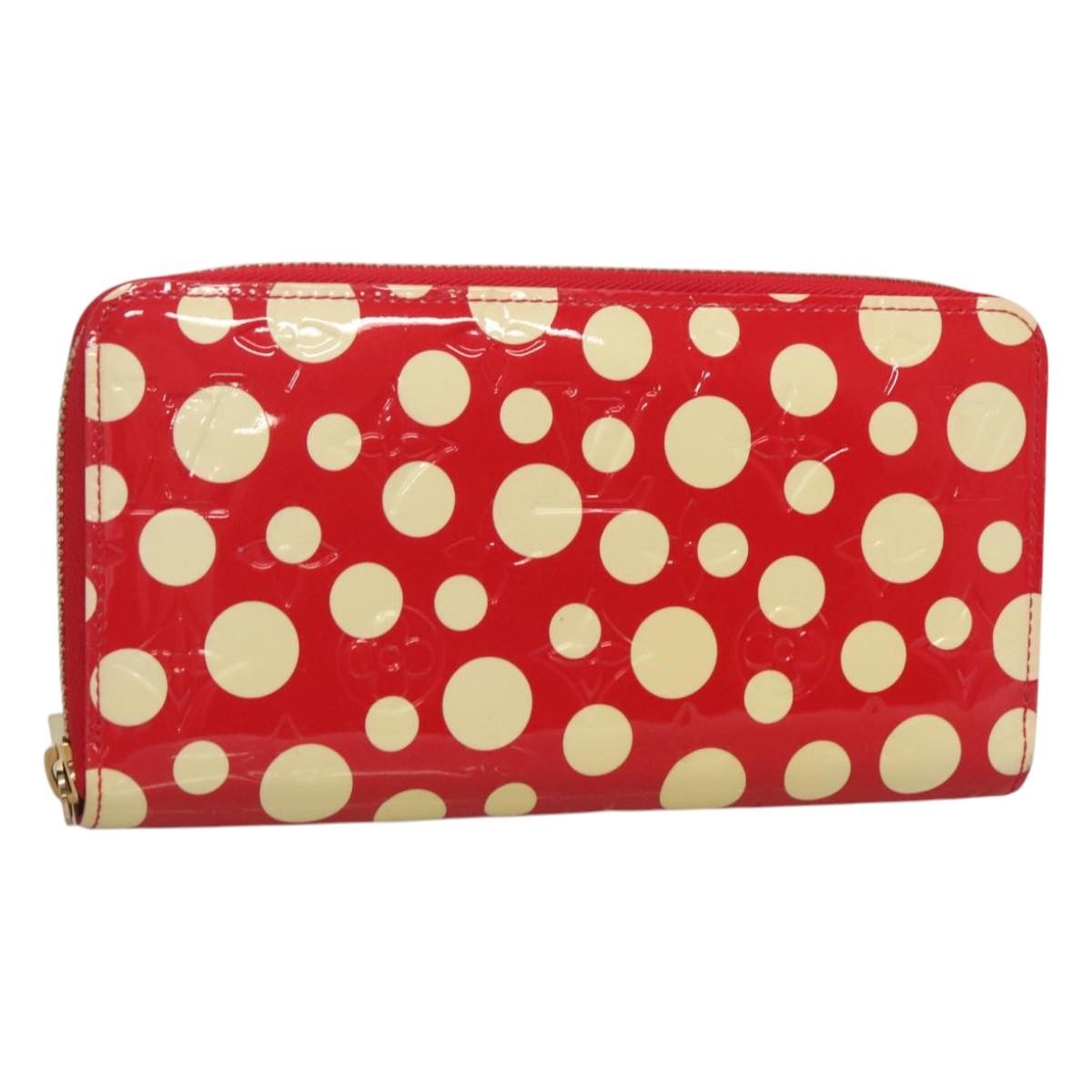 Louis Vuitton Yayoi Kusama Wallet Monogram Patent, RED, PATENT_LEATHER, Wallets