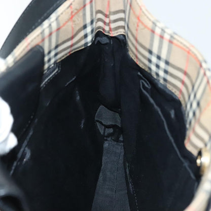 Burberry Shoulder Bag Nova Check Canvas, BEIGE, CANVAS, Shoulder bag