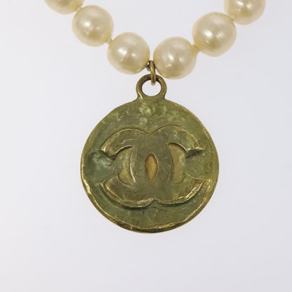 Chanel Vintage Round CC Brooch Textured Metal, GOLD, METAL, Brooch