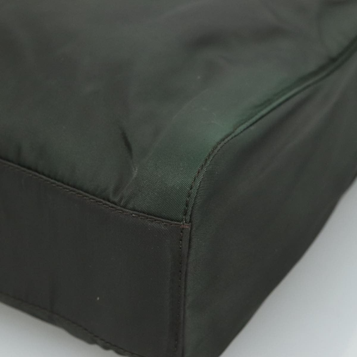 Prada Vintage Chain Tote Tessuto, KHAKI, NYLON, Tote bag