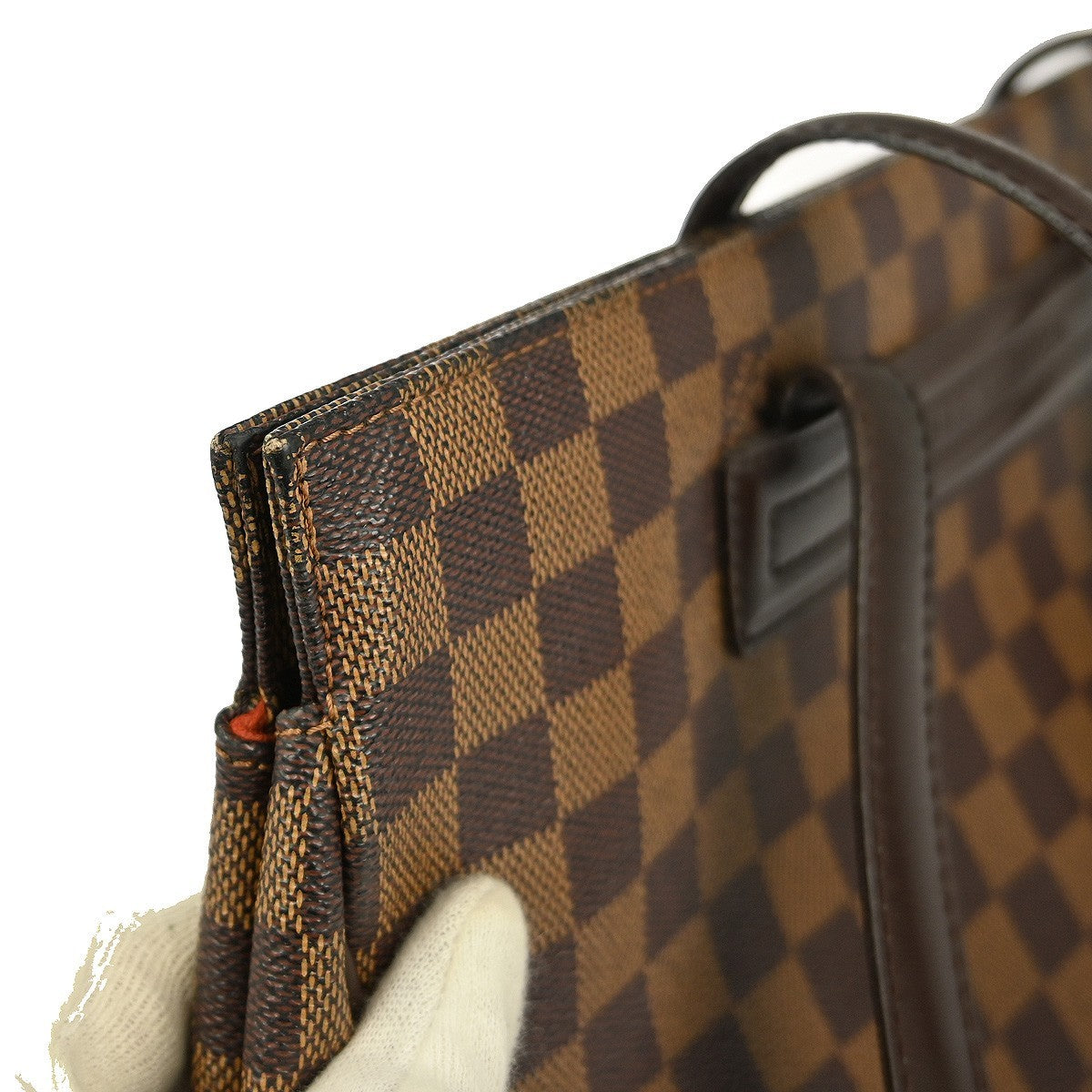 Louis Vuitton Parioli Handbag Damier, BROWN, CANVAS, Shoulder bag