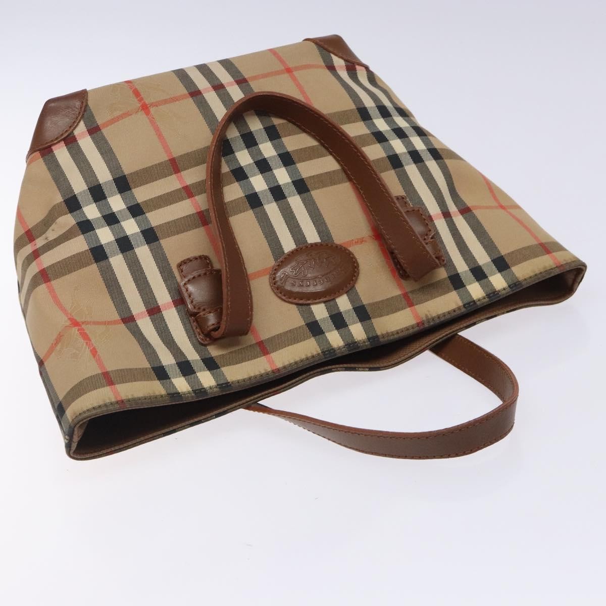 Burberry Nova Check Tote canvas check pattern, BEIGE, CANVAS, Tote bag