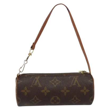 Louis Vuitton Papillon Pochette Monogram Canvas, BROWN, CANVAS, Clutche & pouche