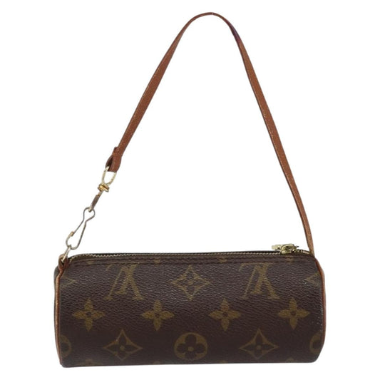 Louis Vuitton Papillon Pochette Monogram Canvas, BROWN, CANVAS, Clutche & pouche