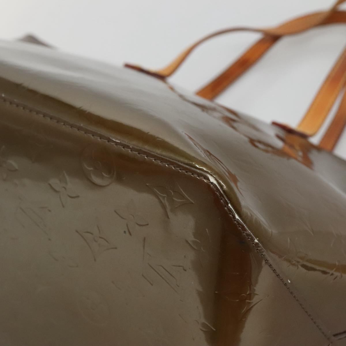 Louis Vuitton Bellevue Handbag Monogram Vernis, KHAKI, PATENT_LEATHER, Handbag