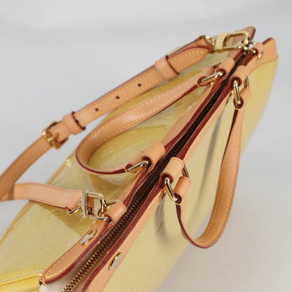 Louis Vuitton Blair Monogram vernis, YELLOW, PATENT_LEATHER, Handbag