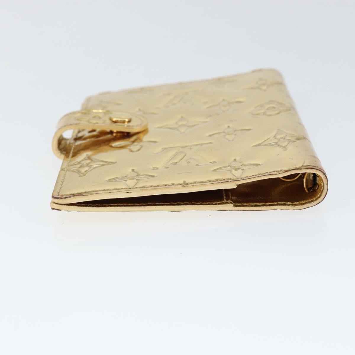 Louis Vuitton Agenda Cover Patent Leather, GOLD, PATENT_LEATHER, Wallets