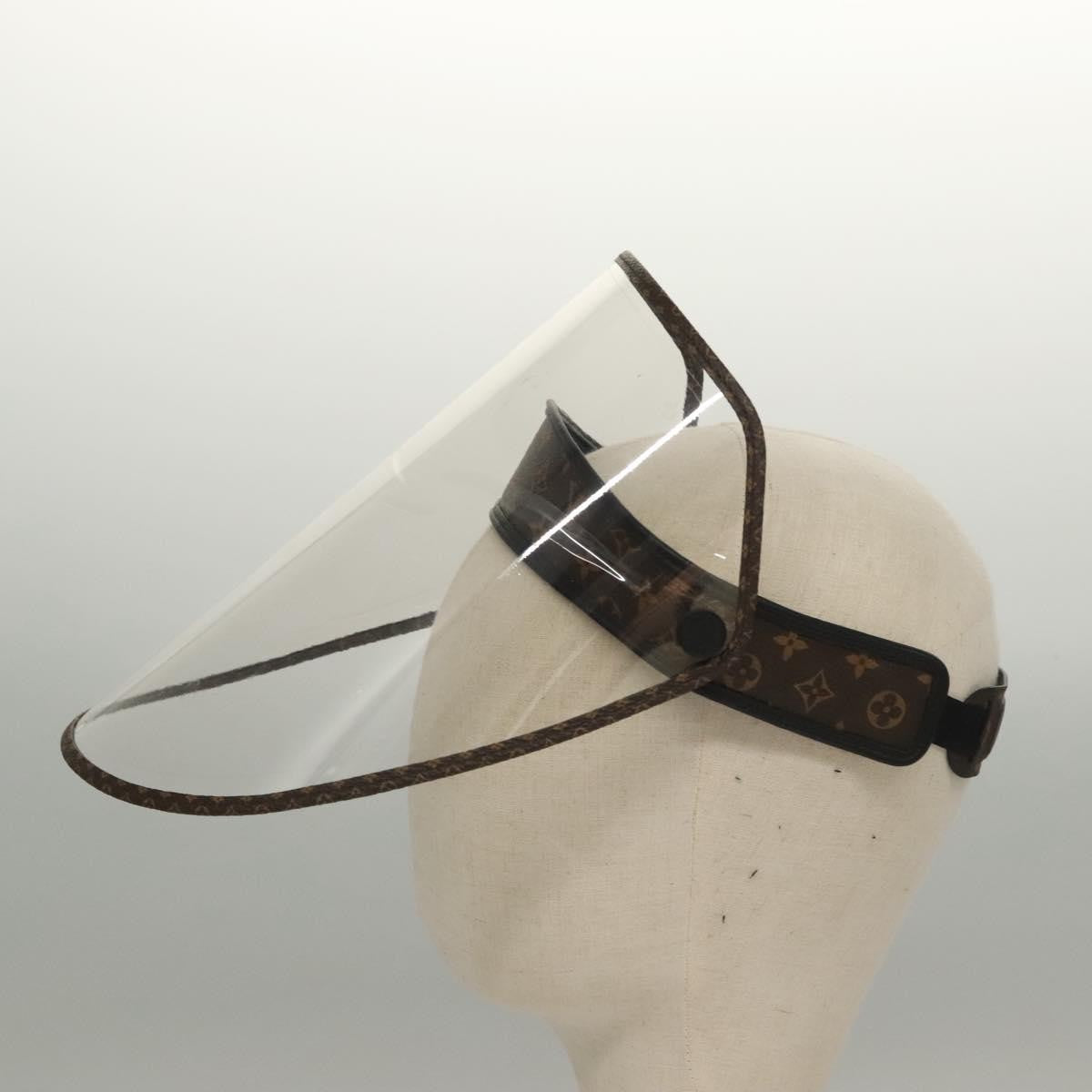 Louis Vuitton Shield Visor Monogram Canvas, BROWN, CANVAS, Head accessory