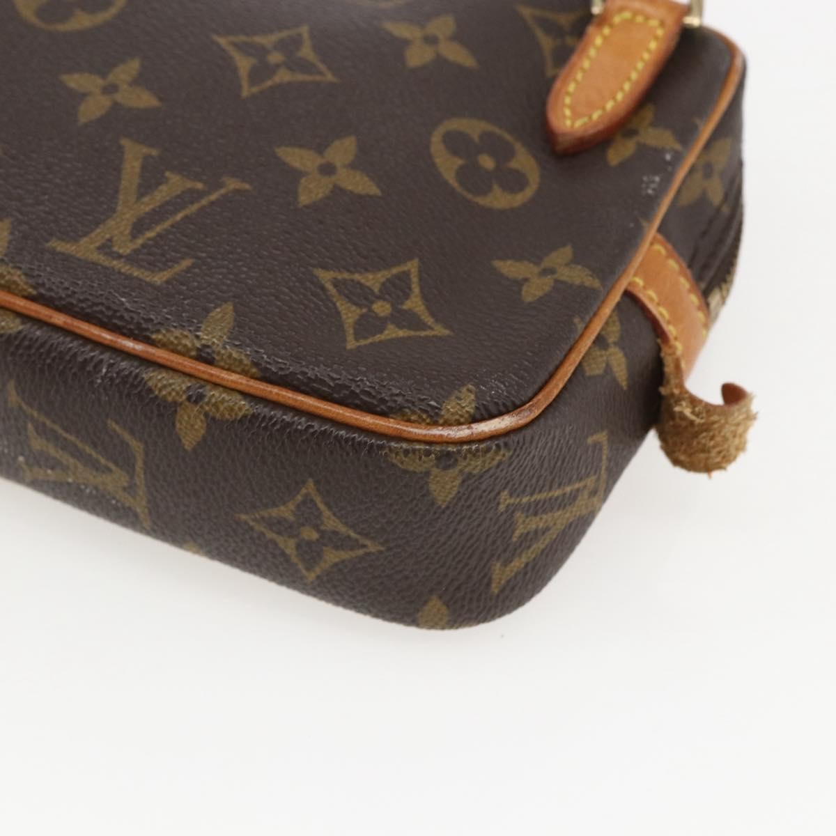 Louis Vuitton Pochette Marly Bandouliere Bag Monogram Canvas, BROWN, CANVAS, Clutche & pouche