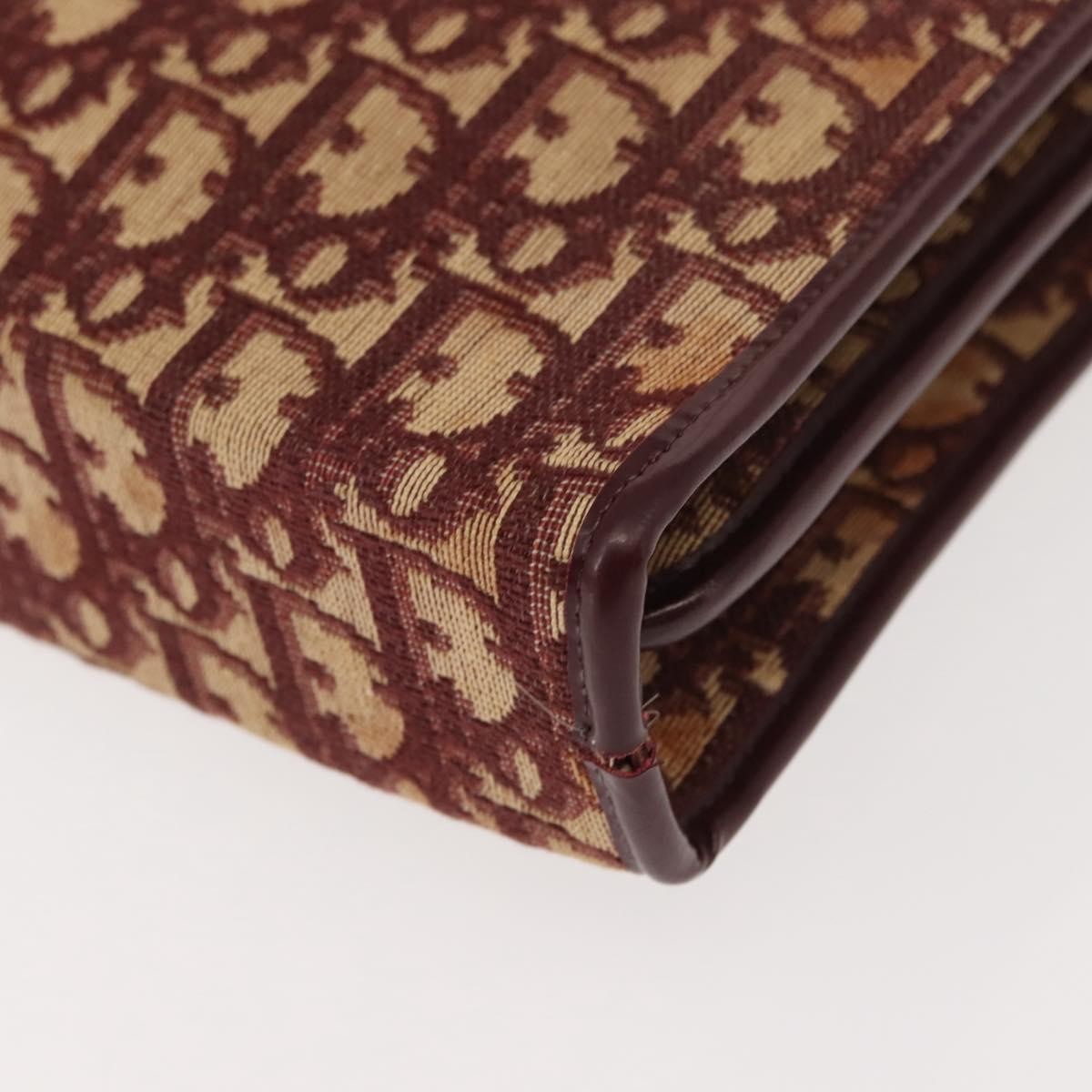 Christian Dior Vintage Trotter Handbag Canvas, RED, CANVAS, Handbag