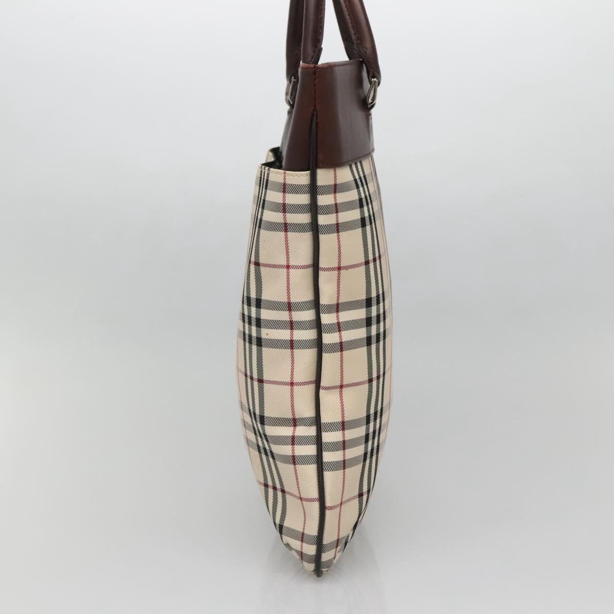 Burberry Nova Check Tote Nylon, BEIGE, NYLON, Tote bag