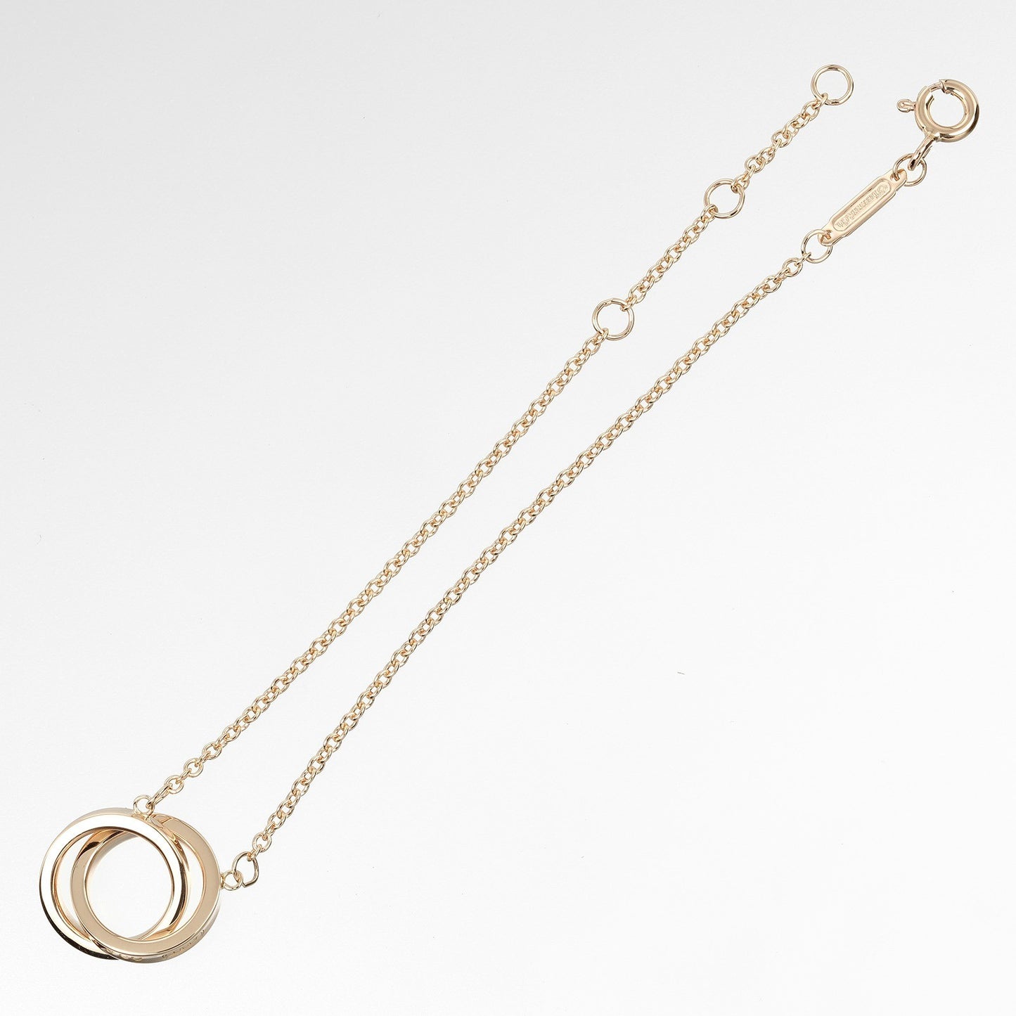 Tiffany & Co. 1837 Interlocking Circles Chain Bracelet 18K Rose Gold, GOLD, PINK_GOLD, Bracelet