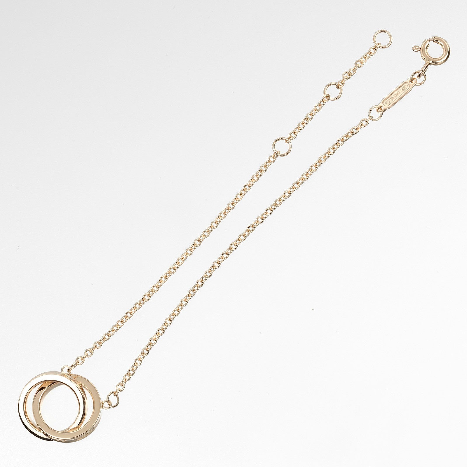 Tiffany & Co. 1837 Interlocking Circles Chain Bracelet 18K Rose Gold, GOLD, PINK_GOLD, Bracelet