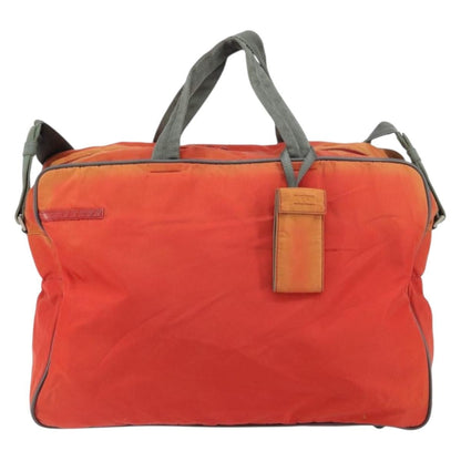 Prada Boston Bag Tessuto, RED, NYLON, Travel bag