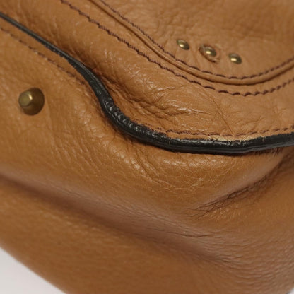 Chloe Paddington Lock Handbag Leather, BROWN, LEATHER, Handbag