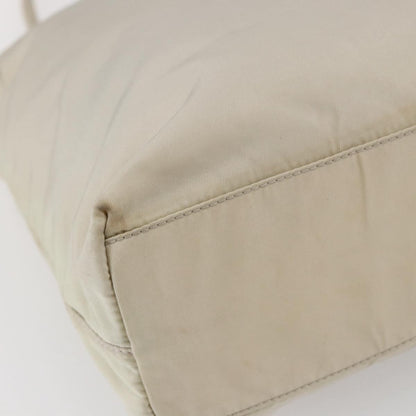 Prada Vintage Tote Tessuto, SILVER, NYLON, Tote bag