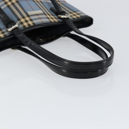 Burberry Blue Label Tote Bag Canvas, BLUE, CANVAS, Tote bag