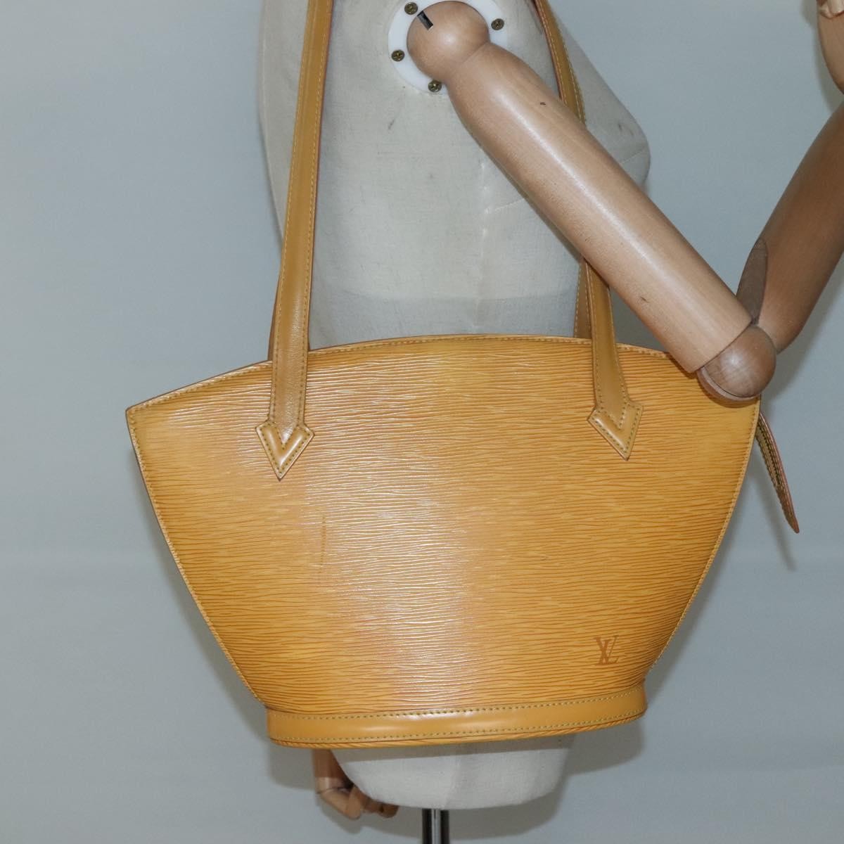 Louis Vuitton Saint Jacques Handbag Epi Leather, YELLOW, LEATHER, Handbag