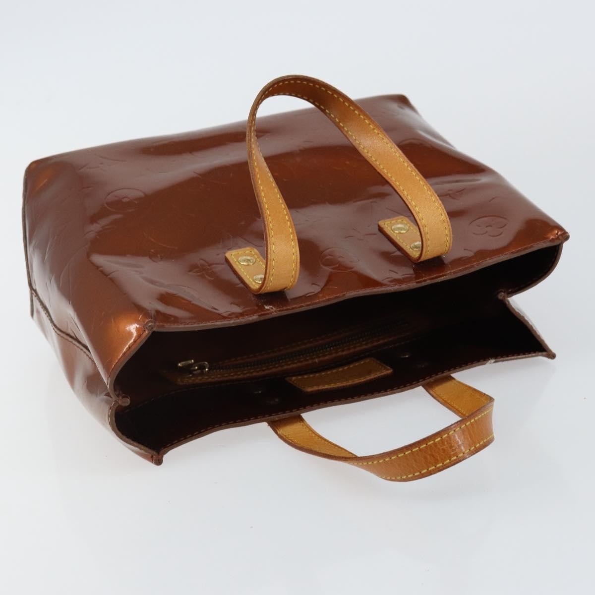 Louis Vuitton Reade Handbag Monogram Vernis, BROWN, PATENT_LEATHER, Handbag