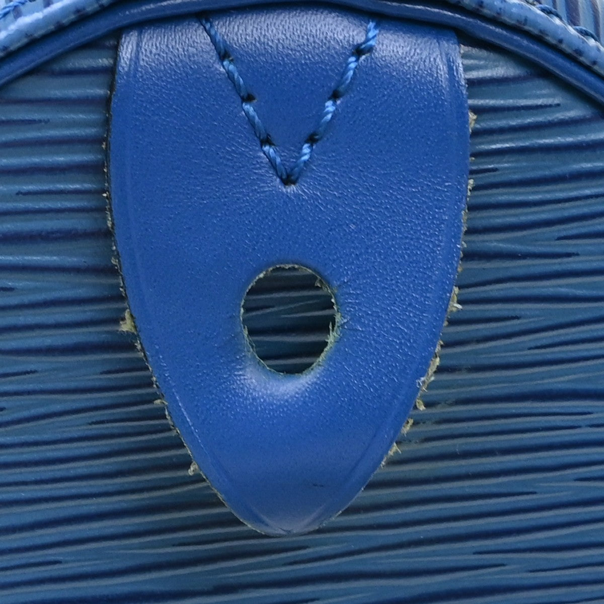 Louis Vuitton Speedy Handbag Epi Leather, Blue, Leather, Handbag
