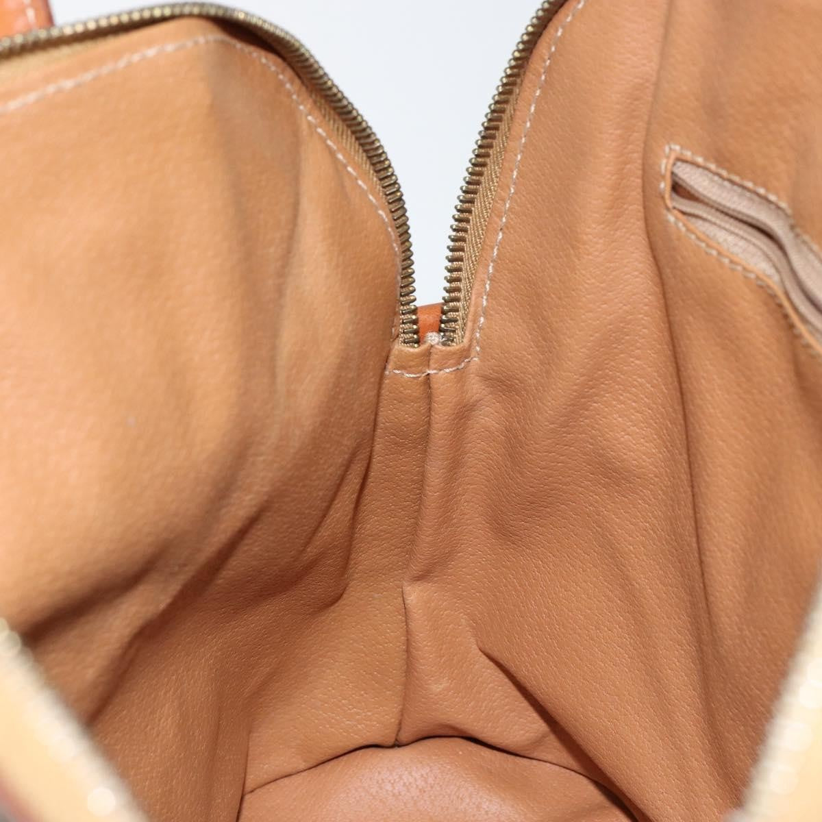 Celine Vintage Macadam Handbag Macadam, BROWN, CANVAS, Handbag