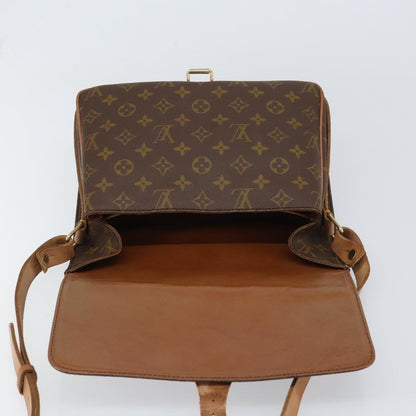 Louis Vuitton Cartouchiere Handbag Monogram Canvas, BROWN, CANVAS, Shoulder bag