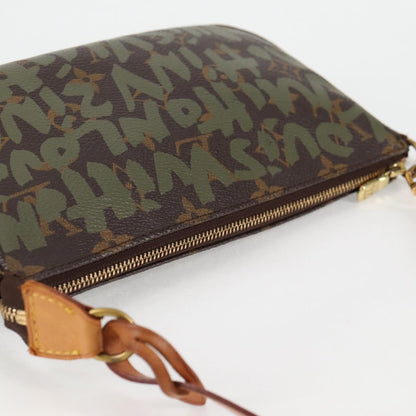 Louis Vuitton Pochette Accessoires NM Monogram Canvas, BROWN, CANVAS, Clutche & pouche