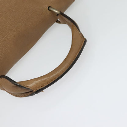 Chloe Elsie Convertible Satchel Leather, BEIGE, LEATHER, Handbag