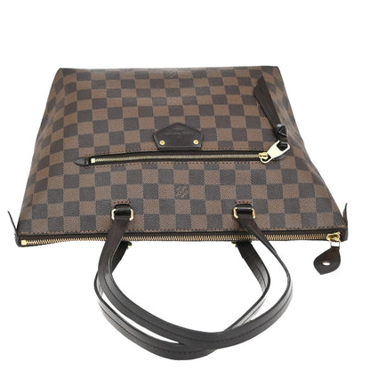Louis Vuitton Iena Tote Damier, BROWN, CANVAS, Tote bag