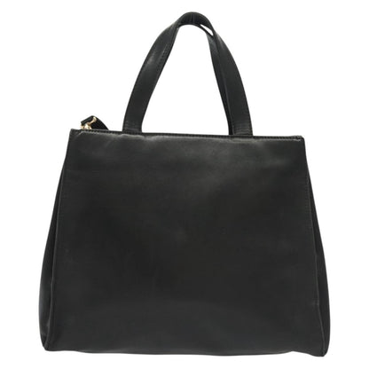 Loewe Anagram handbag Leather, BLACK, LEATHER, Handbag