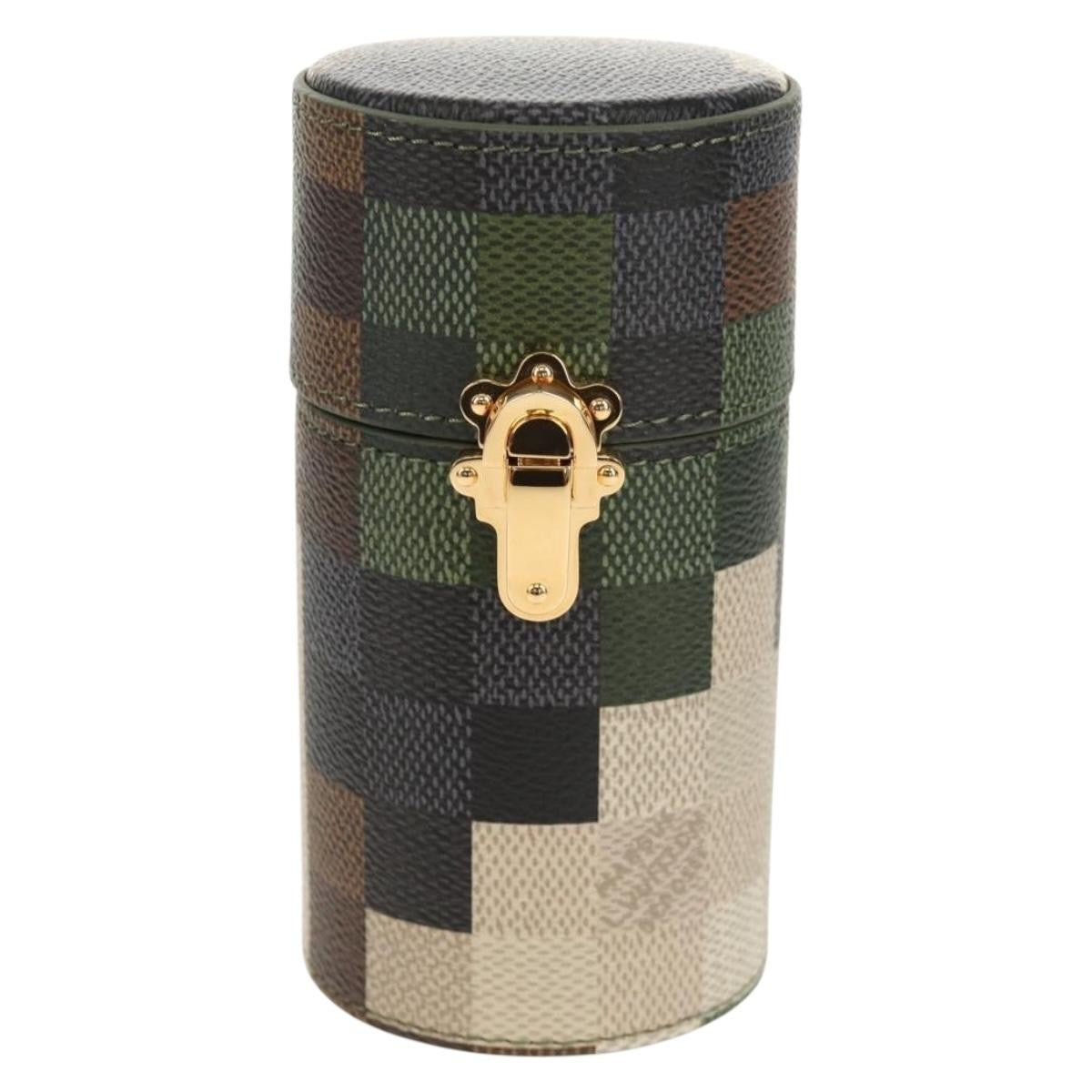 Louis Vuitton Coffret parfum Canvas, GREEN, CANVAS, Clutche & pouche