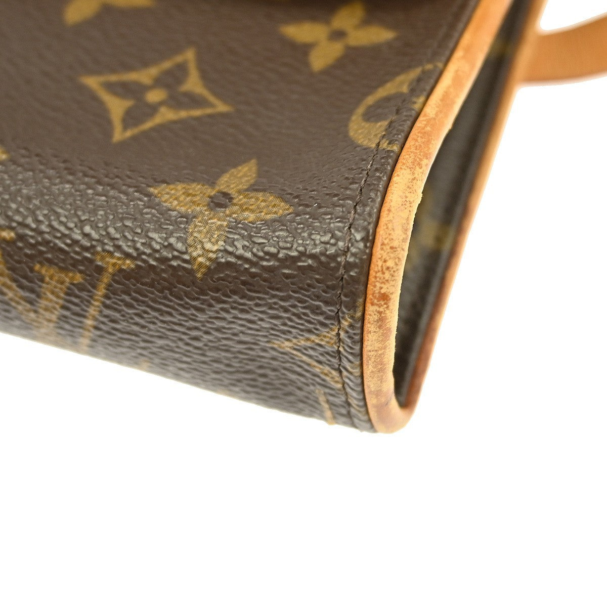 Louis Vuitton Florentine Waist Bag Monogram Canvas, BROWN, CANVAS, Clutche & pouche