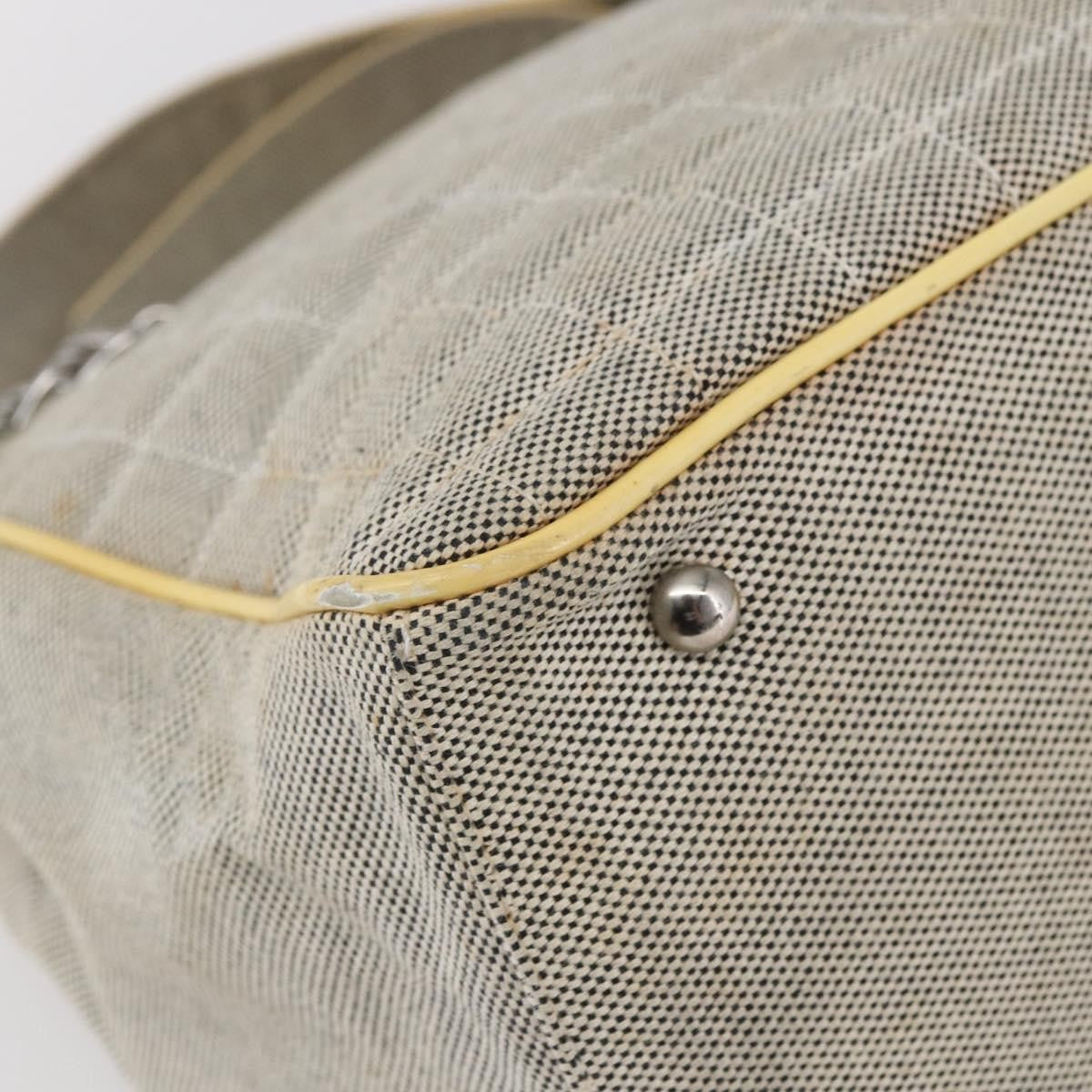 Chanel Camellia No.5 Tote Canvas, GRAY, CANVAS, Tote bag