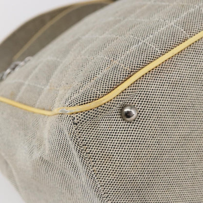 Chanel Camellia No.5 Tote Canvas, GRAY, CANVAS, Tote bag