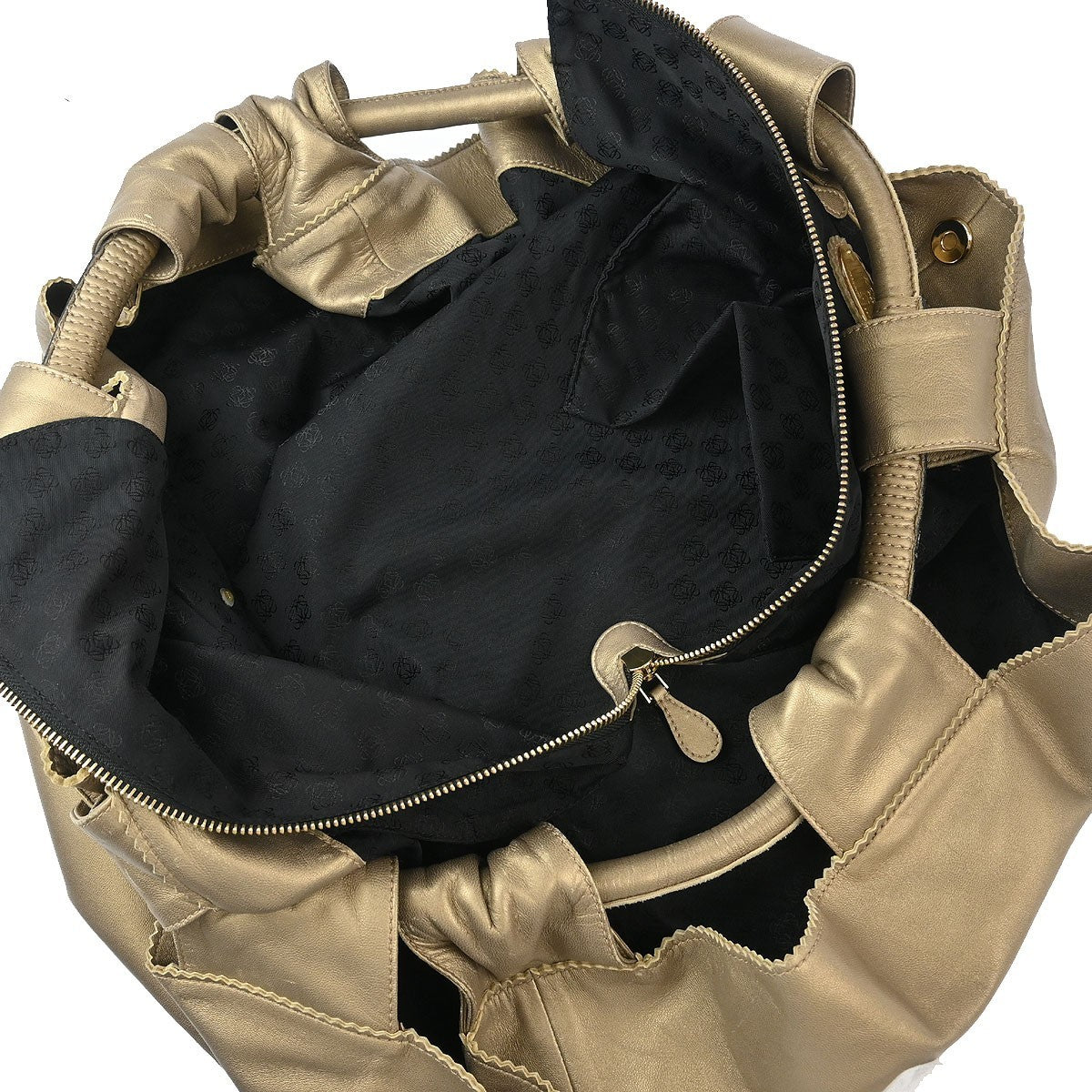 Loewe Anagram Logo Nappa Aire Hand Bag Leather, GOLD, LEATHER, Handbag