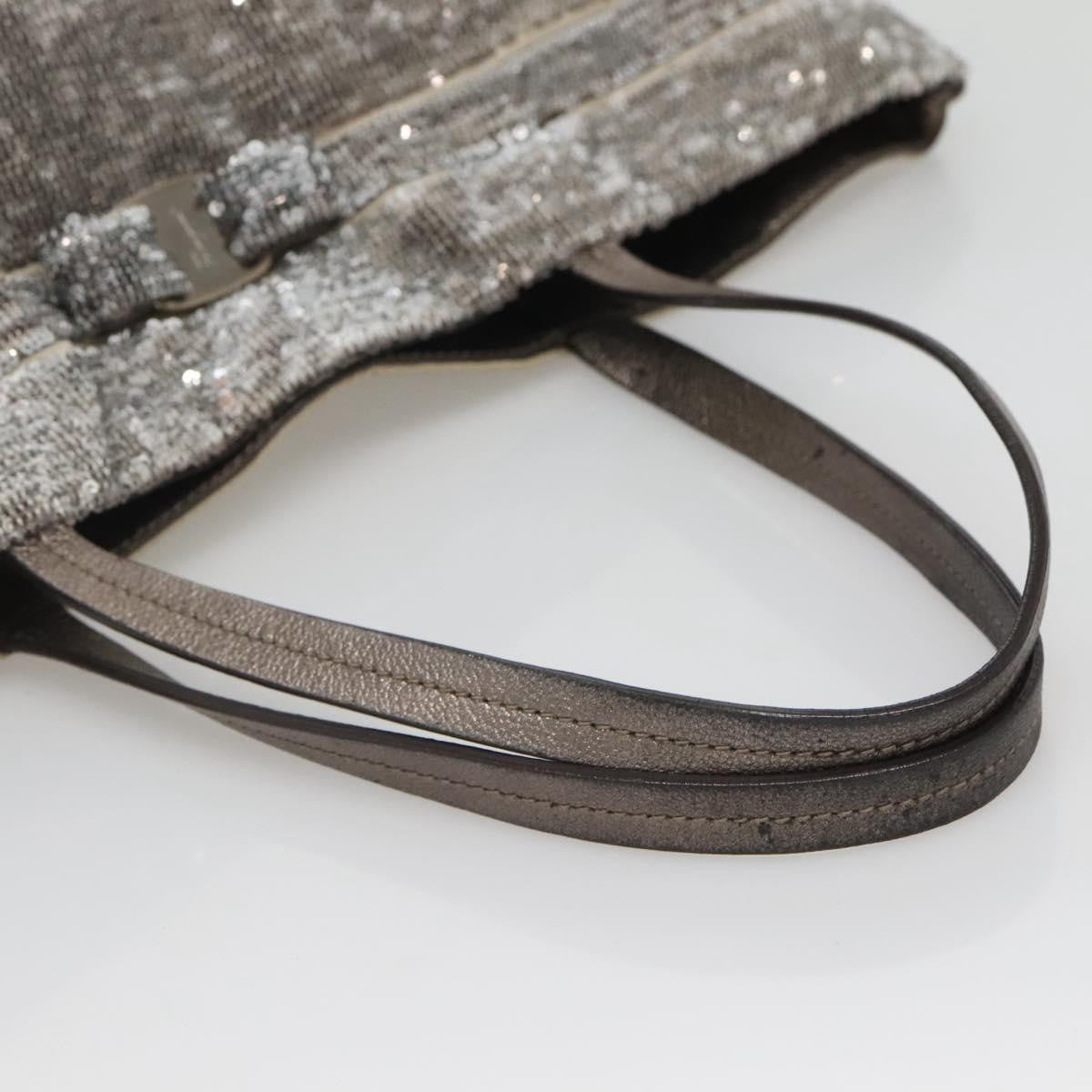 Salvatore Ferragamo Vala tote Nylon, SILVER, NYLON, Tote bag