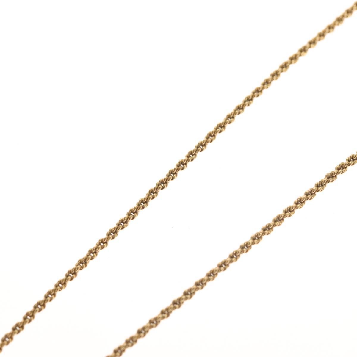 Christian Dior CD Pendant Necklace Gold-plated, GOLD, METAL, Necklace