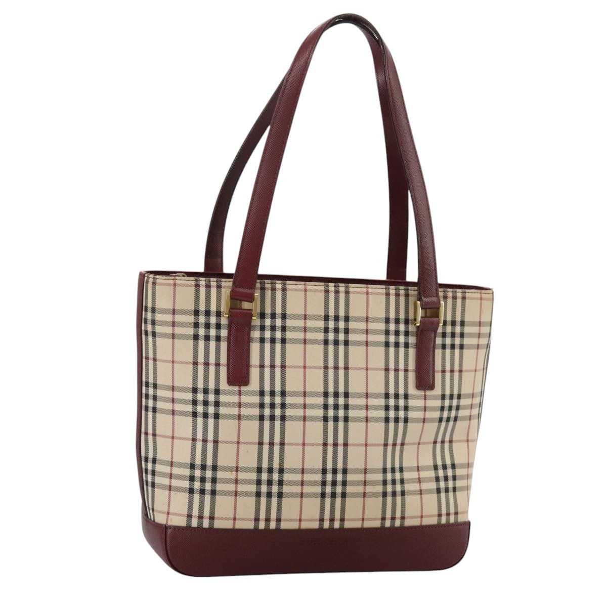 Burberry Nova Check Tote canvas check pattern, BEIGE, CANVAS, Tote bag