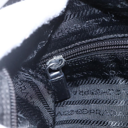 Prada Buckle Messenger Bag Tessuto, BLACK, NYLON, Shoulder bag