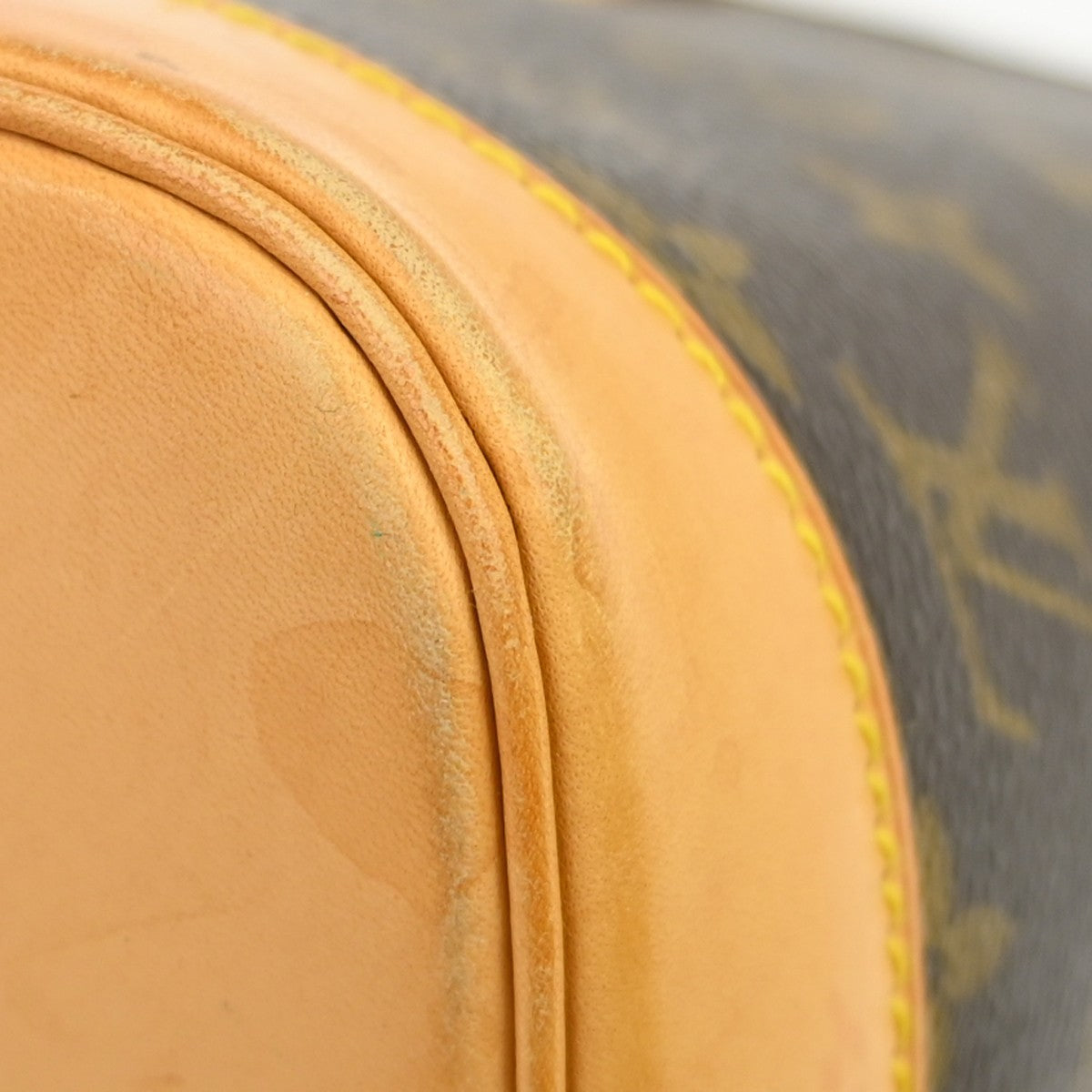Louis Vuitton Alma Handbag Monogram Canvas, Brown, Canvas, Handbag