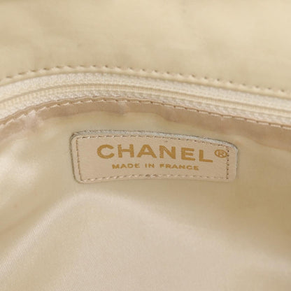 Chanel Lady Braid Flap Bag Quilted Distressed Lambskin, BEIGE, LEATHER, Shoulder bag