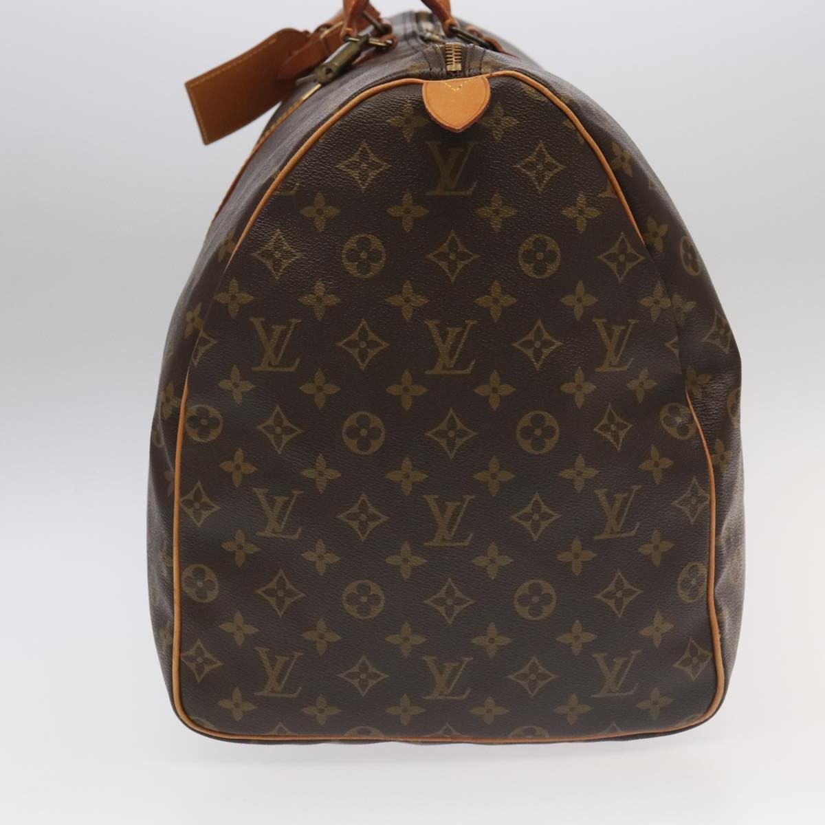Louis Vuitton Keepall Bag Monogram Canvas, BROWN, CANVAS, Travel bag